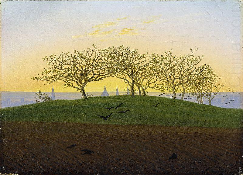 Hill and Ploughed Field near Dresden, Caspar David Friedrich